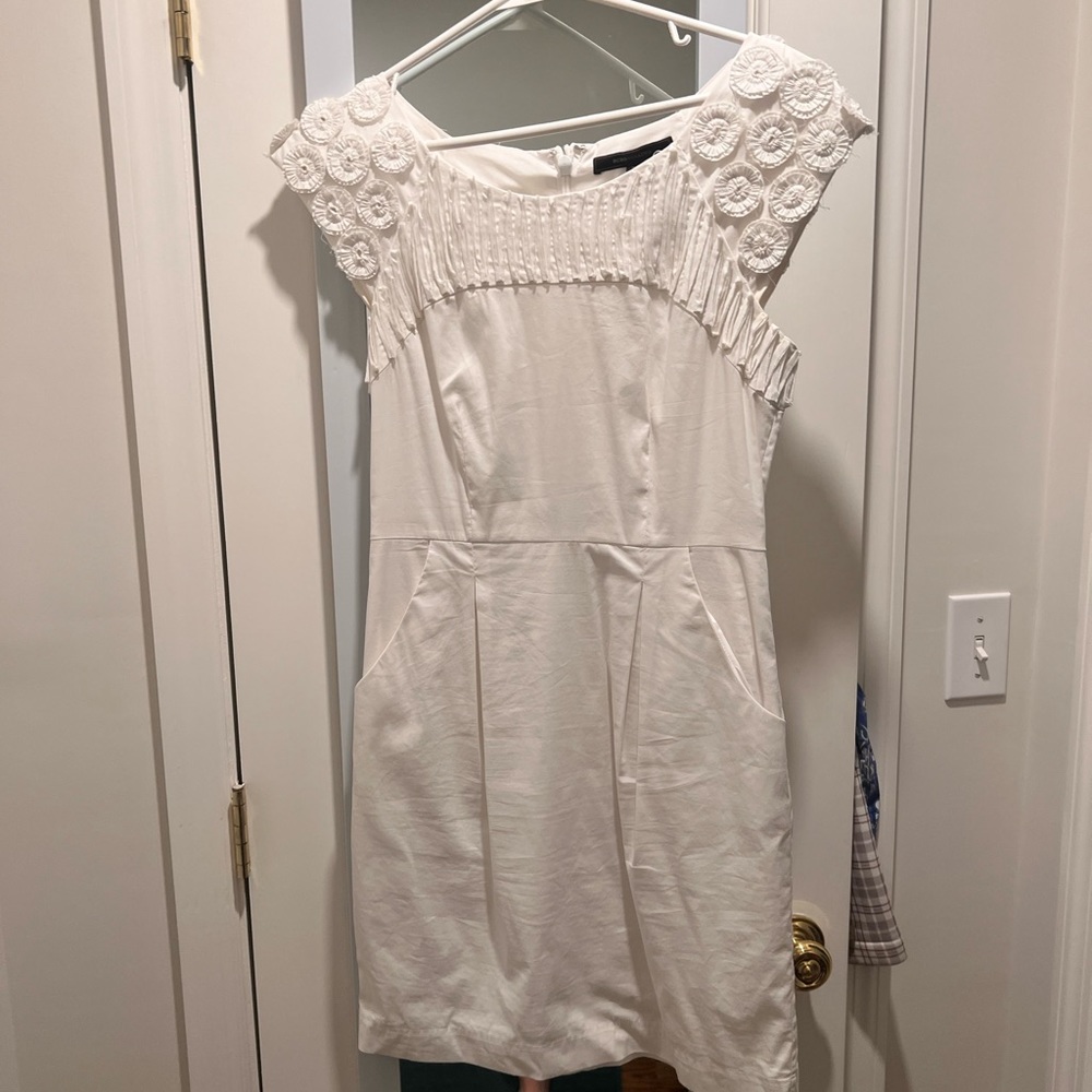Little white embroidered dress